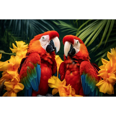 Parrots Painting